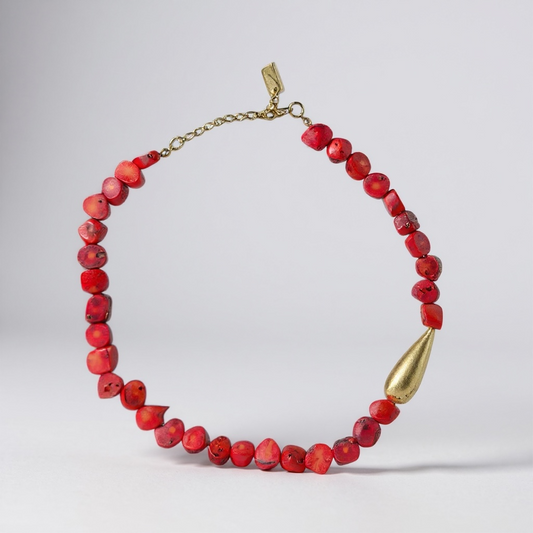 Red Goccia Necklace